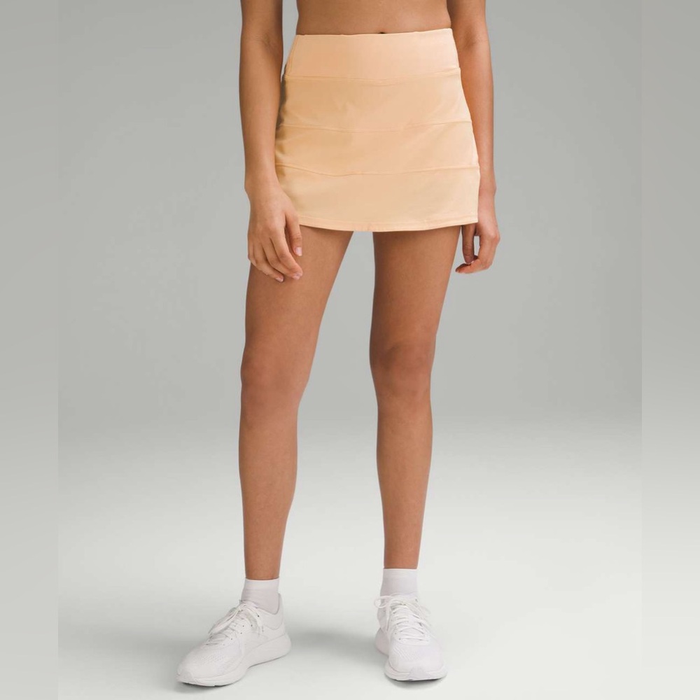 Lululemon ‘Pace Rival’ Mid-Rise Skirt in Summer Glow